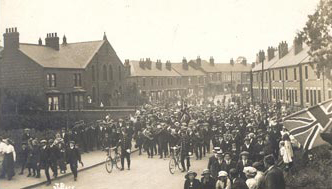 Send off parade 5th September 1914 by Joe Bass